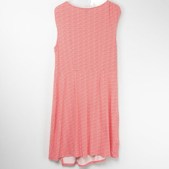 Tommy Bahama Goa Boa Side Twist Dress Sleeveless Midi Tutti Fruiti Coral XL - Picture 2 of 5